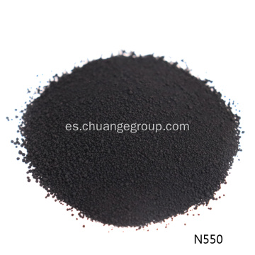 Negro de carbono para el recubrimiento de plástico de goma N550